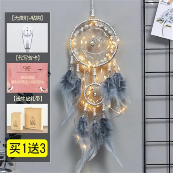드림캐쳐 드림캐처 드림 침실 실내의 아기 풋풋한 소녀 하트 깃털 장식 - 000052878, 21 나비가 몽대등으로 들어오다[사다]