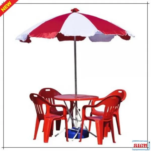 런던제이드 튼튼한 야외용 4인용 파라솔세트b 중 빨강 받침포함 캠핑 준비물 근교 주말 나들이 차박용품 백패킹장비 원터치 텐트 원형_흰색 녹색