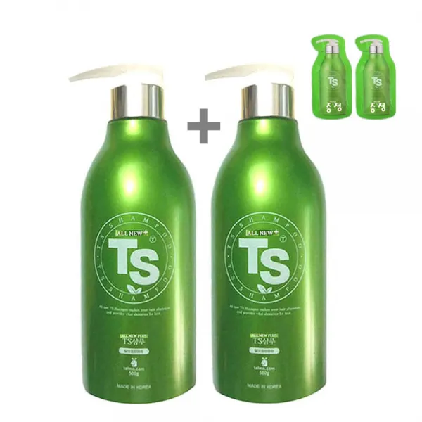 올뉴 플러스 Ts샴푸 총1000g 500gx2개 샘플증정 1000g 1세트