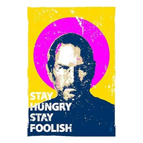 엘리스샵 동기 부여 포스터 큰 따옴표 인쇄 영감을주는 미니멀 아트 사무실 장식 A2 크기 16x24 배고픈 체재 열심히 일하다