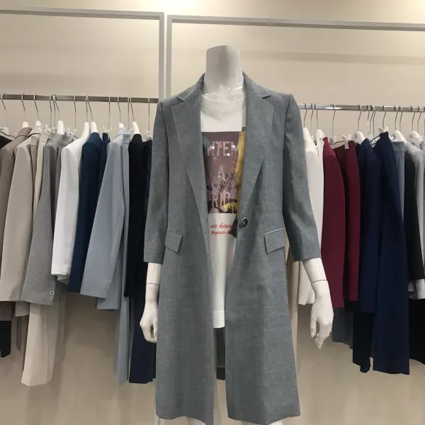 케이엘 KL 중앙로점 멜란지그린 컬러감예쁜 여름 마혼방자켓