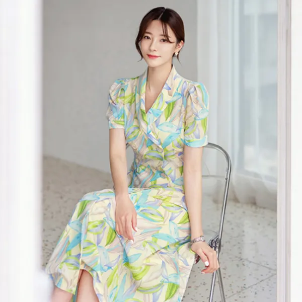 시크라인 맨빌 리프 원피스 Cllb O 97