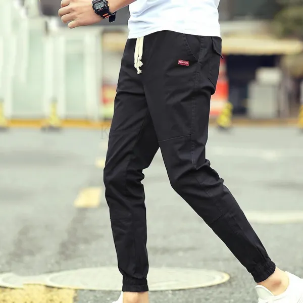 Kirahosi 남성 스판 빅사이즈 카고 밴딩 조거 팬츠 바지 해외배송 66호 Apt2p0j