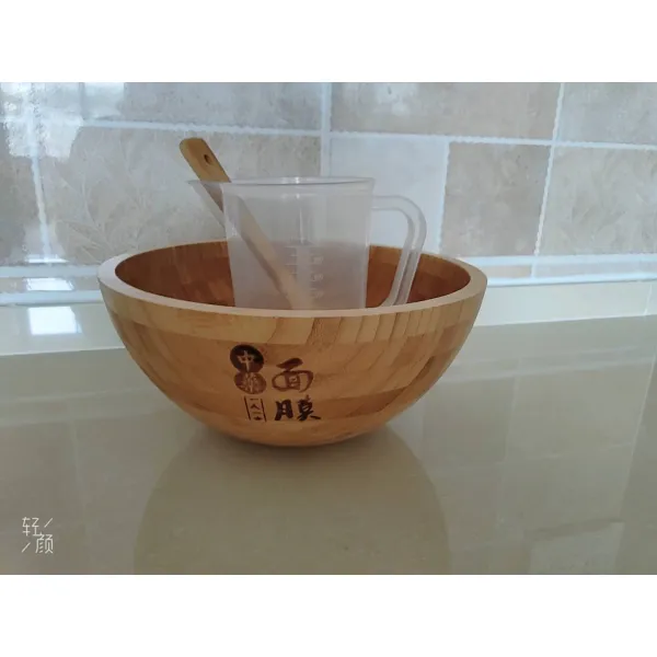어반30 원목 나무 그릇 우드볼 자화자찬 마스크팩 대공기 나무대나무대패 일식, 세트+나무사발+나무숟가락+양수컵