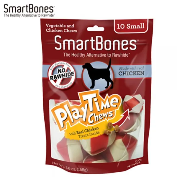 스마트본 안에 치킨볼이 들어있는 애견간식 10개입 애견용 개껌 10개