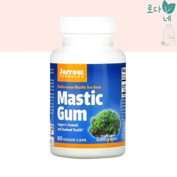 자로우포뮬러스 Masticgum 매스틱검 1000mg 60캡슐 120캡슐 매스틱 껌