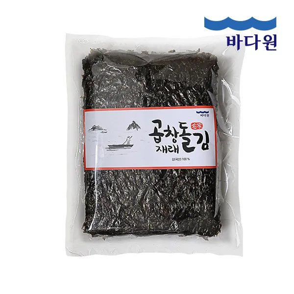  바다원 주 바다원 신안 곱창돌김 1속 100장 상세 설명 참조