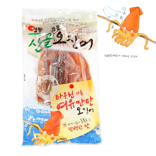 영동산골오징어 마른오징어 몸통 230g(6미내외) X 2봉, 단일상품
