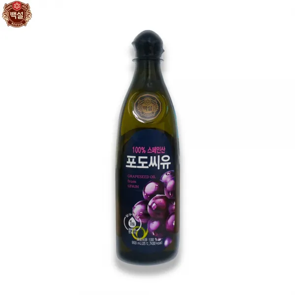 백설 포도씨유, 900ml, 1개