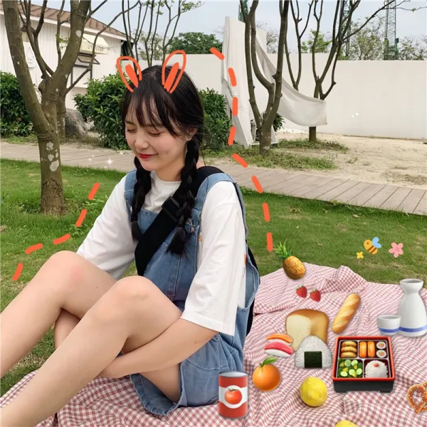 상반 국윤FA 핫픽스 데님 멜빵바지 여학생 점프수트