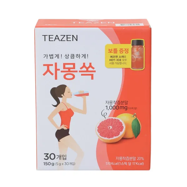 티젠 자몽쏙 150g (5g x30입) 보틀증정, 2개