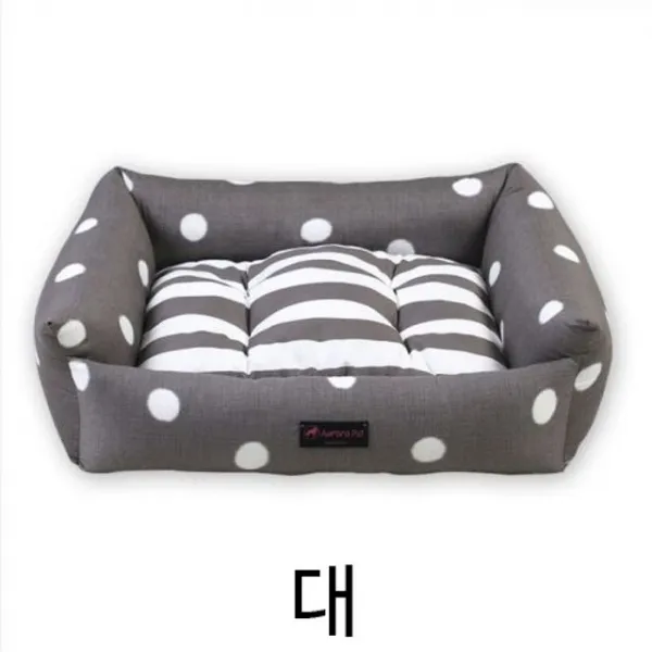 고양이쿠션 펫매트 고양이 방석 애견 애견 하우스라인 오로라펫 그레이 모던 사각방석 / 대 빠른배송 hmjy몰, 본색상