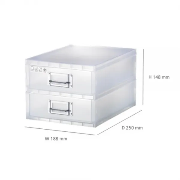 어린이집 사무용품 물감 보관함 중형 2단 서류수납장 서류트레이