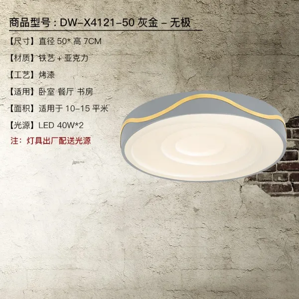 노르딕 침실 방등 장식 포근 로맨스 독창적 극 제인 설정 계사 스타일핏 주와 조명등부품, 그레이시 골드 50cm -무극