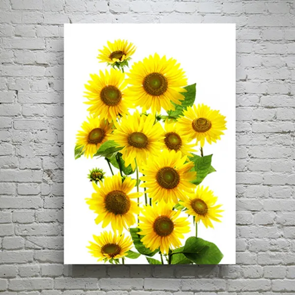 화색갤러리 캔버스액자 해바라기 그림 액자 인테리어 42x60 Cm 