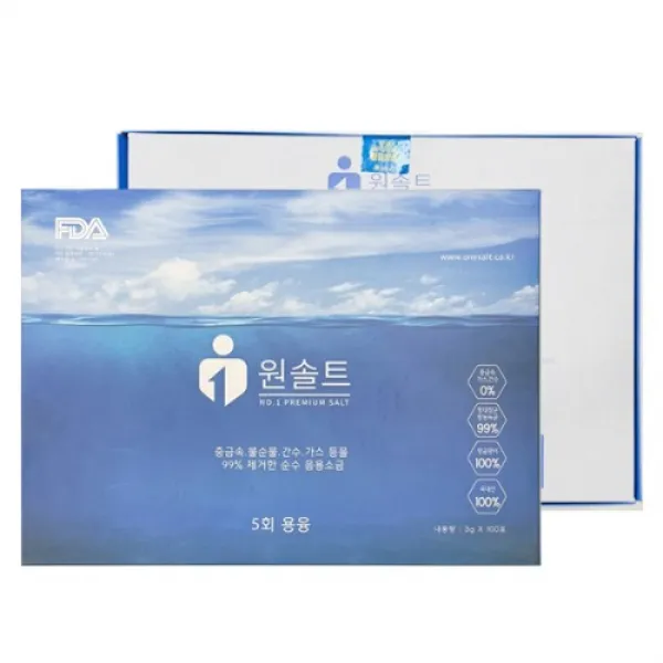 원솔트 FDA등록 음용소금 3g x 100포