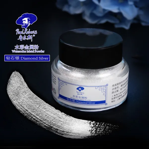 좋은공간 30ML 50ML 수채꽃 매개물 금분은 펄, 금속 핑크 큐빅 실버 30ml