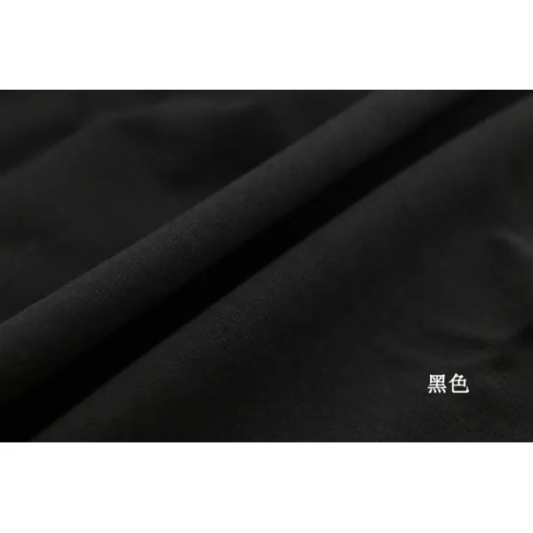 수예원단 면스판 운동복 후드티 패브릭 터치 매끈함 바지 외투 물고기비늘 라이카 테리직물 겉감, T16-블랙색(반미터)