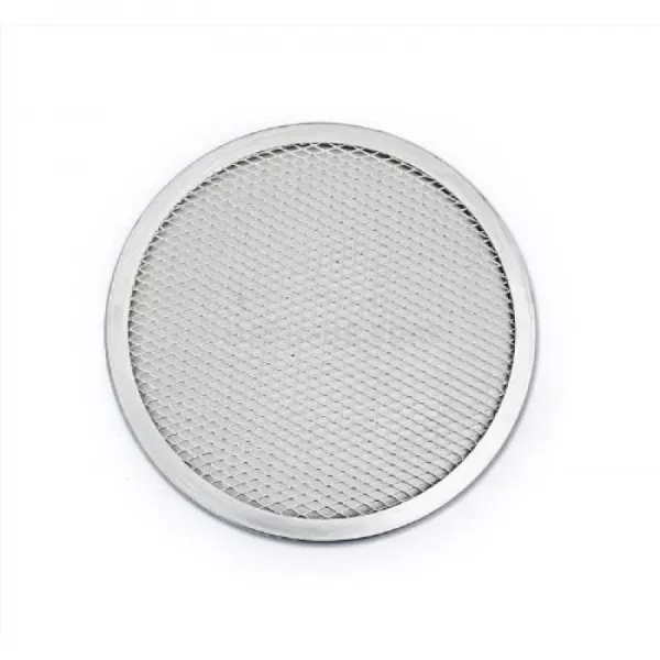 새로운 스타 Foodservice 50004 이음새가없는 알루미늄 피자 스크린 상업 급료 8 인치 12 팩