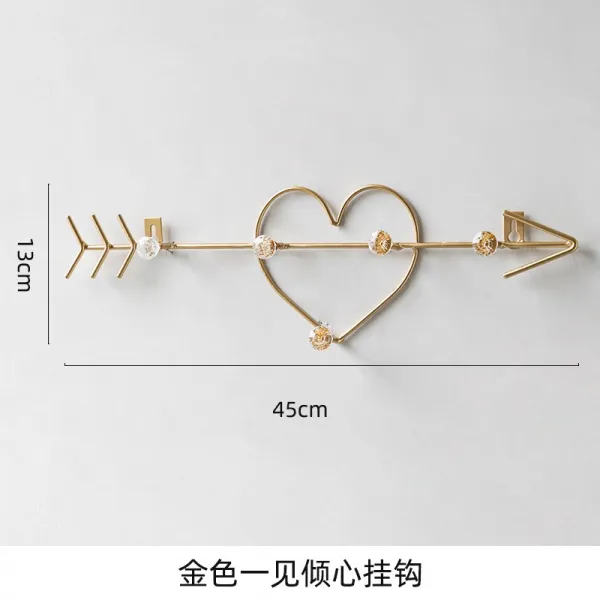 어반30 북유럽 벽 고정 옷걸이 행거 창의 입구 현관 장식 걸이 선반 금색 일견 경의연계