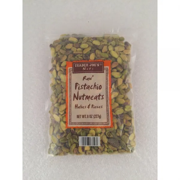 Trader Joe's 원시 피스타치오 Nutmeats 반감 소품 (8oz 포장), 선택, 상세설명참조