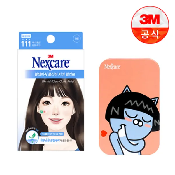 [멸치쇼핑]3M 넥스케어 블레미쉬 클리어 커버 111매입 릴리프+ 네오 틴케이스 36매