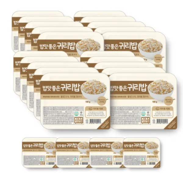 밥이야 밥맛 좋은 귀리밥, 24개, 180g