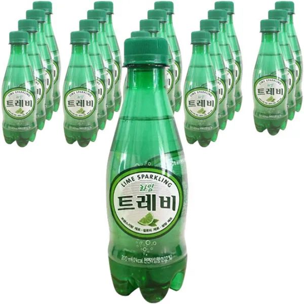 롯데칠성음료 트레비 라임 펫, 300ml, 20개