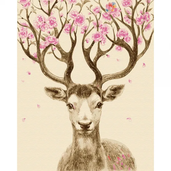 아트조이 Diy 명화 그리기 세트 40 X 50 Cm 행운꽃사슴 3