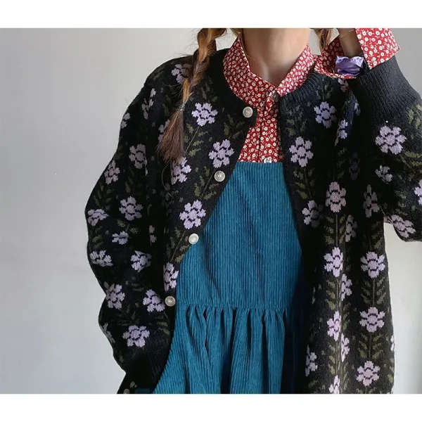 신데렐라 작업 방 백화가 있다 부딪치다 풍자가 자제함 타입 클래식 자가드 스웨터 여자야상