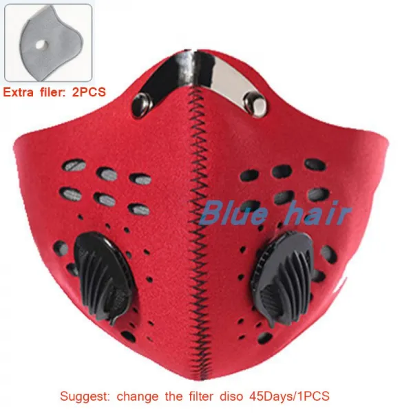 자전거용두건 Outdoor Sport Running Dustproof Carbon Cycling Gauze Mask, 기본