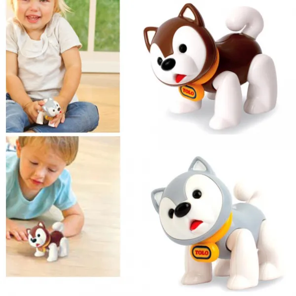 TOLO TOYS 어린이 선물 동물 인형 귀여운 허스키 유아용친환경, 랜덤발송