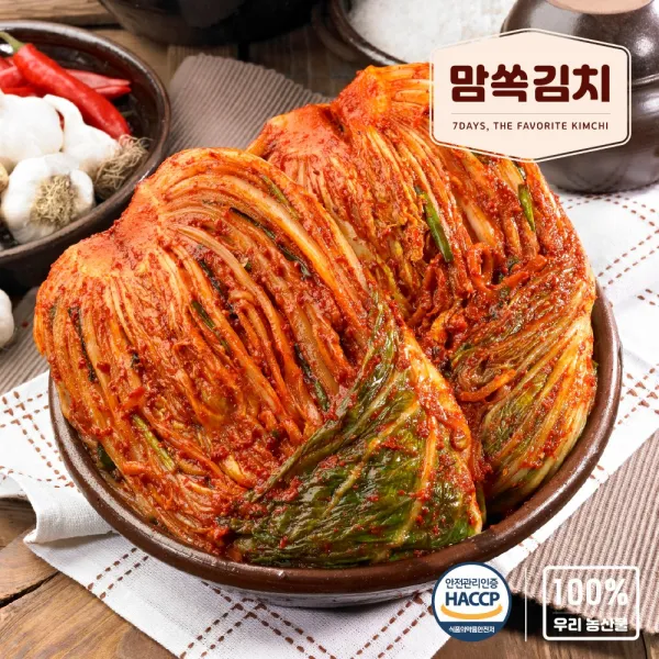 맘쏙김치 100%국내산 김장김치 배추김치, 1개, 5kg