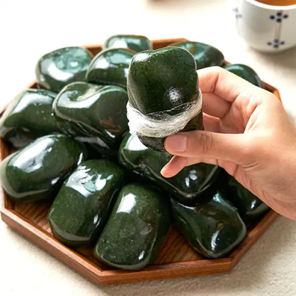 진맛 저염무당 국내산 현미 쑥인절미 (콩고물 포함) 2kg 4kg, 1box, 2kg (콩고물100g)