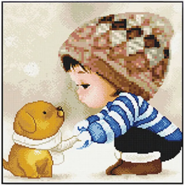 히여 보석 십자수 Diy 패키지 아기 보이 Szx 002