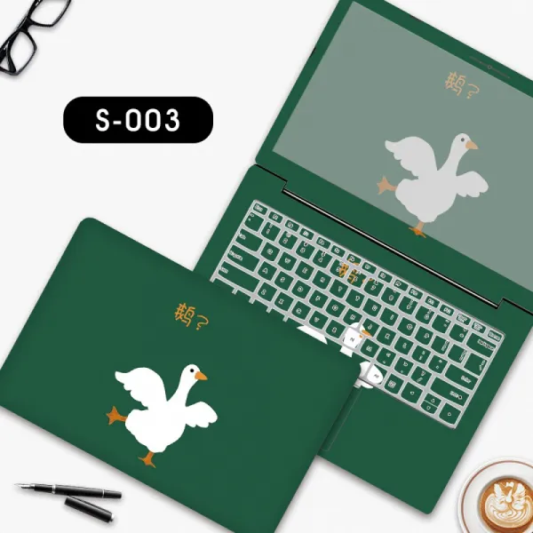 HRHPYM 컴퓨터 스티커 화 석 연상 짱 구 air 14 보호 막 pro 13 웨 이 matebook 패 치 명예 노트북 S - 03 ABC 3 면, 상세페이지 참조
