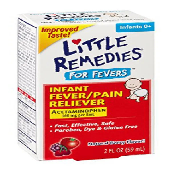 Little Remedies Berry Fever Pain Reliever Pack of 6 작은 구제책 Berry Fever Pain Reliever 6 팩, 1
