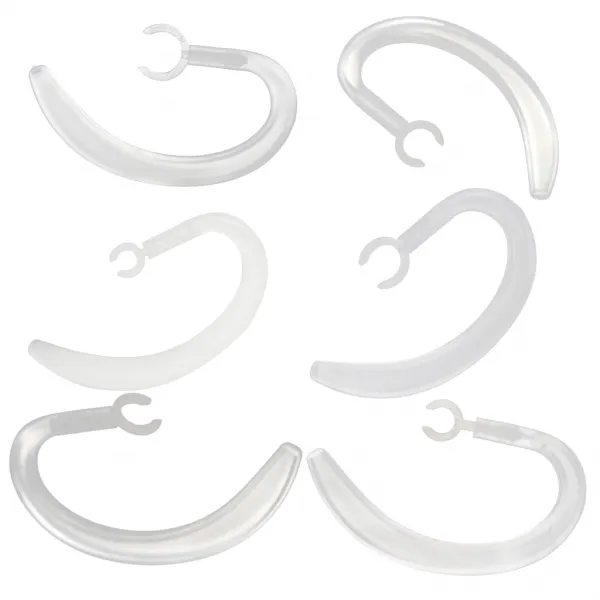 STK12Pieces Spare Ear Hooks iPhone 용 Earloop 클립 Motorola Bluetooth 헤드셋