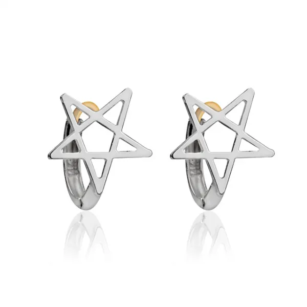 D102fashion 14k 18k 스타라인 귀걸이