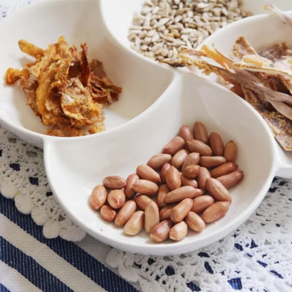 물결 네칸접시 1p 1box 16개 통스월드 본상품선택