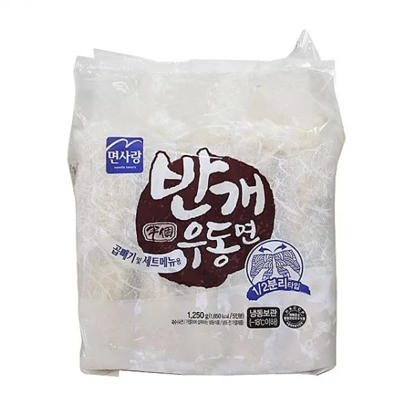 wsc190419 면사랑반개우동면 곱배기용 1250g 냉동x8 1박스 반개우동면 냉동우동면 반개면 우동 우동면, 1개출고됨[1]_do, 이상품용량[2]_ws