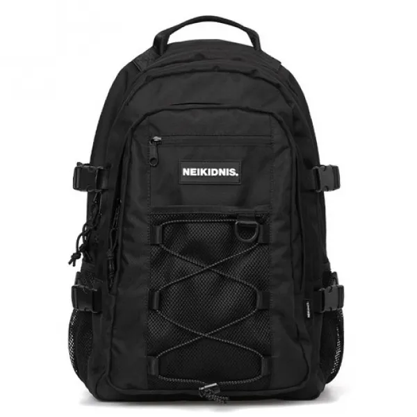 NEIKIDNIS (네이키도니스) [네이키도니스] MESH STRING BACKPACK 메쉬 문자열 배낭 가방 [병행 수입품] (블랙)