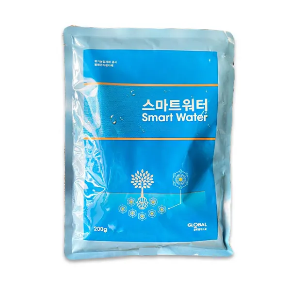 [친환경마켓] 글로벌아그로 스마트워터200g - 전반적인 수분유지 및 토양병균 관리제 친환경유기농업자재 공시