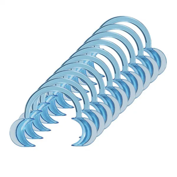 3개의 크기 재사용할 수 있는 C 유형 치과 치과 의사 입 따개 립 뺨 견인기, L