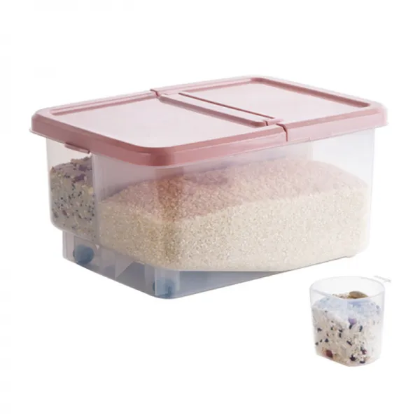  이지트렌드 쌀통 잡곡통 Fas89 개 핑크