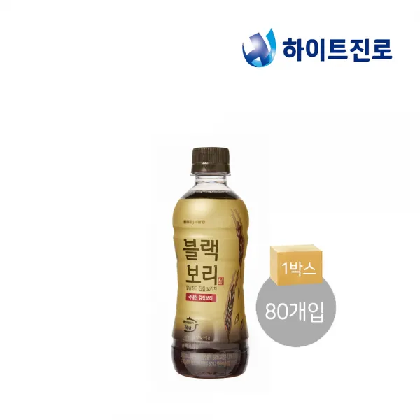 하이트진로 블랙보리 음료 340ml 80개입