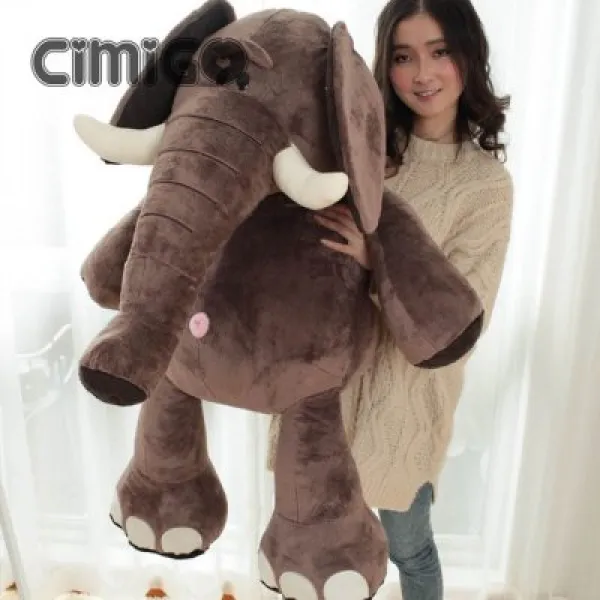 BUZZLE 아기 코끼리 맘보 대형 인형 72-110cm, 72cm