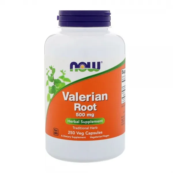 Now Foods 나우푸드 천연 수면유도제 수면영양제 불면증영양제 발레리안 500mg 250캡슐 1mg 2개