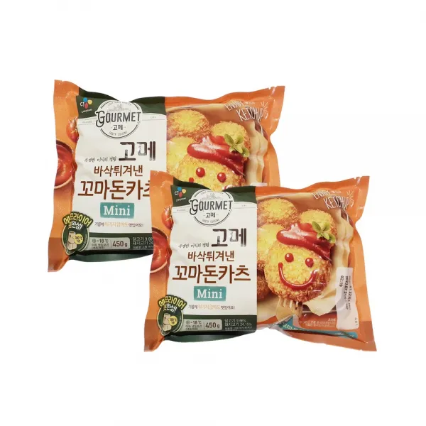 고메 Cj 바삭튀겨낸 꼬마돈카츠450gx2봉 무료배송 2개