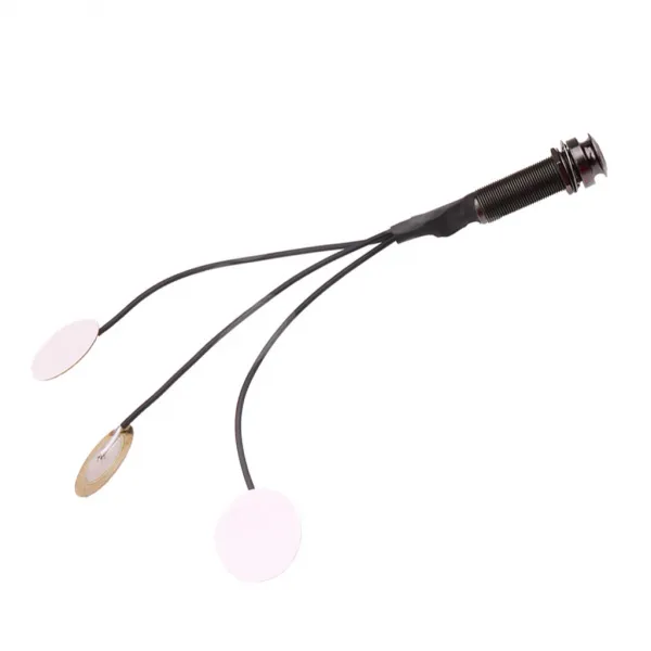 ZLD 타악기 애호가를위한 6.35mm 엔드 핀 잭이있는 블랙 칼 림바 피에조 픽업, 모델명